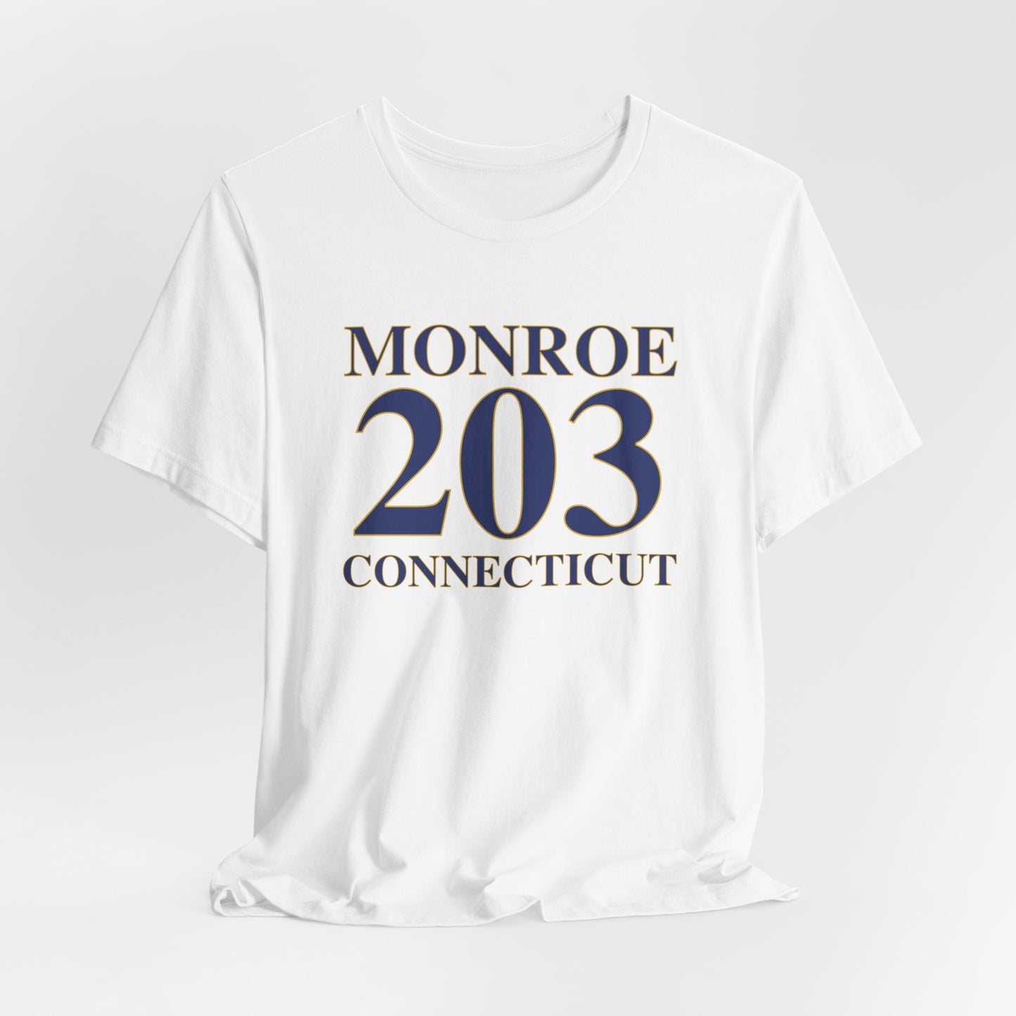 Monroe 203 Connecticut Unisex Jersey Short Sleeve Tee