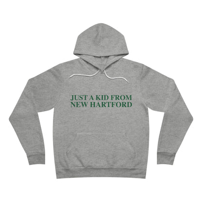 Just a kid from New Hartford Unisex Sponge Fleece Pullover Hoodie