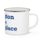 Hampton is My Happy Place Enamel Camping Mug