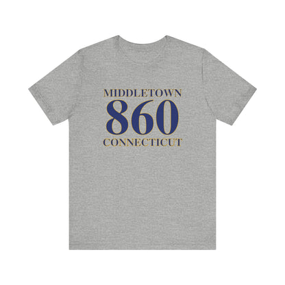 Middletown 203 Connecticut Unisex Jersey Short Sleeve Tee