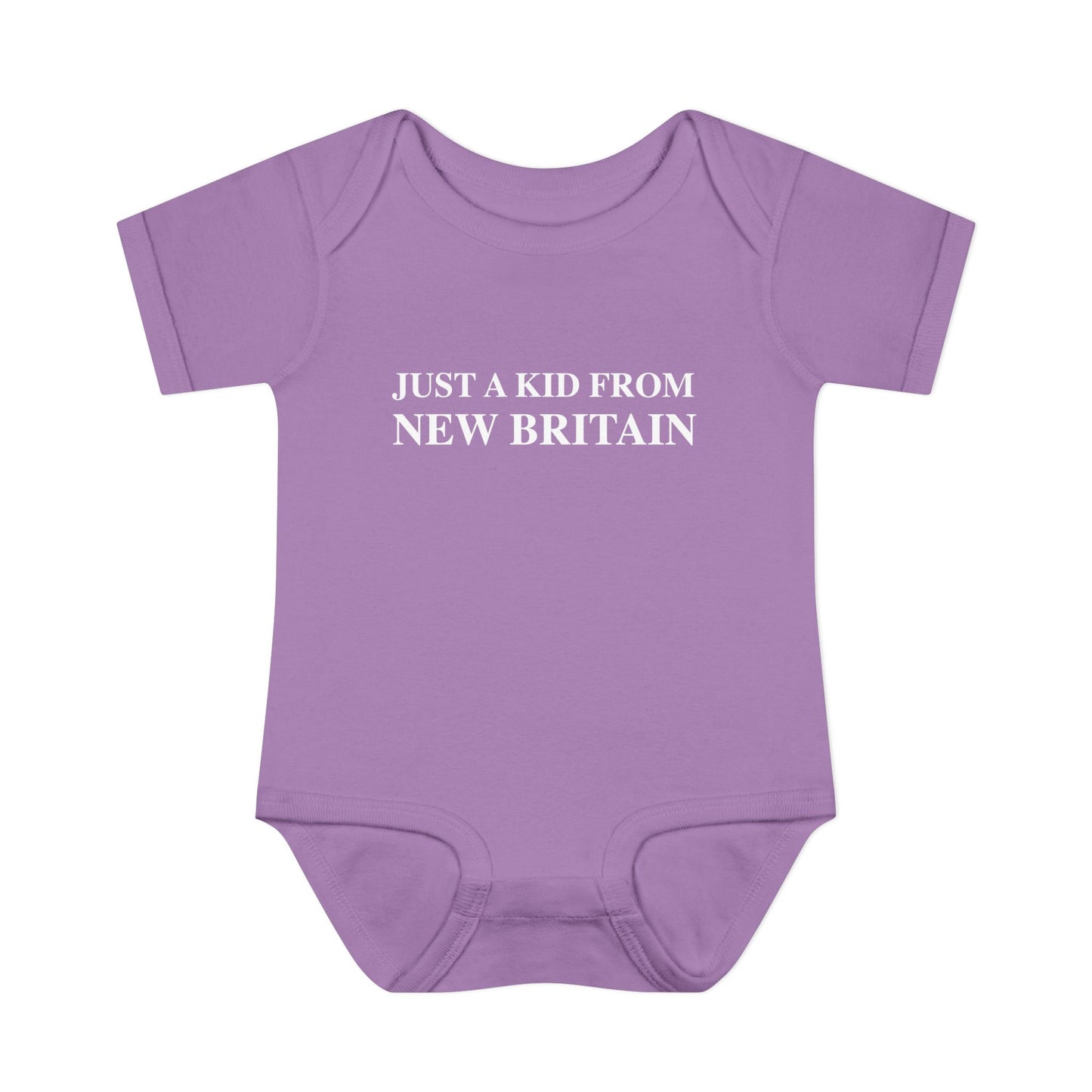 Just a kid from New Britain Infant Baby Rib Bodysuit