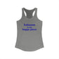 Lebanon is My Happy Place Women's Ideal Racerback Tank Top