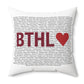 Bethel Love Spun Polyester Square Pillow