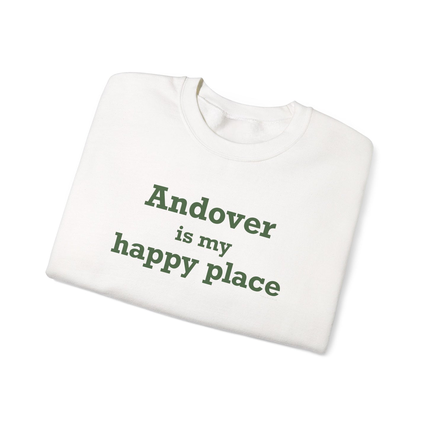 Andover is My Happy Place Unisex Heavy Blend™ Crewneck Sweatshirt