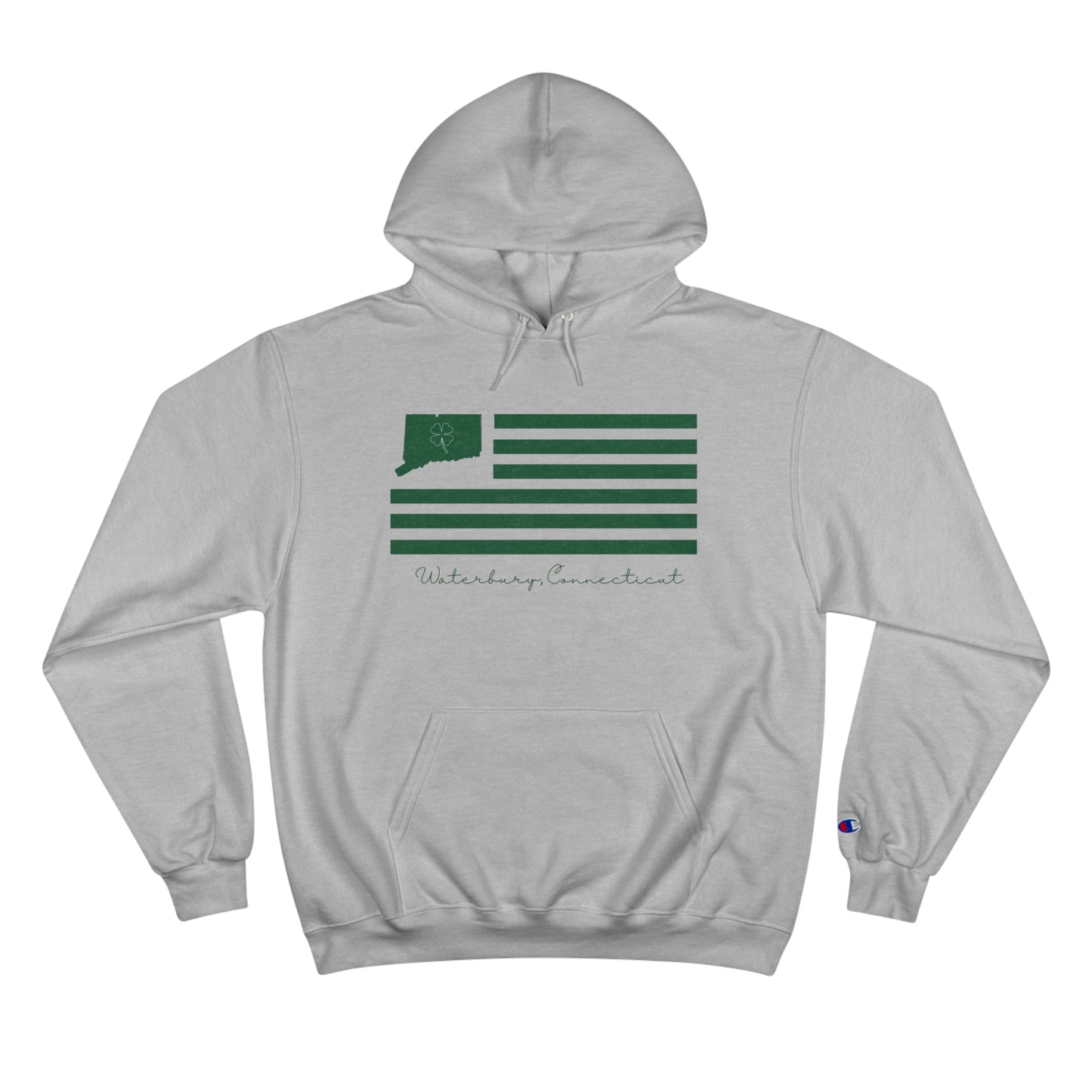 Waterbury Connecticut St Patrick’s Day Flag Champion Hoodie