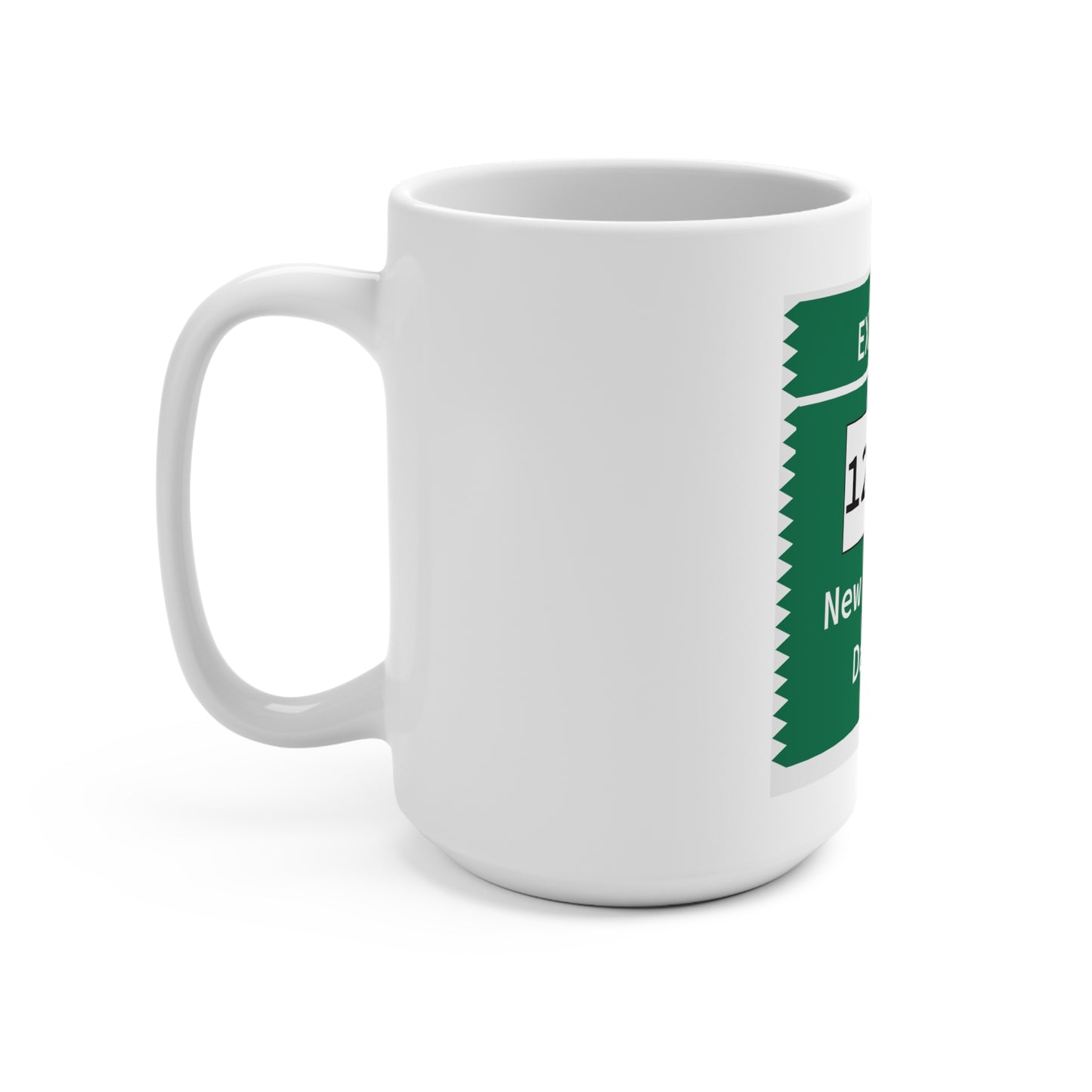 Vintage Merritt Parkway Exit 37 Sign Mug 15oz