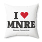I Heart MNRE Spun Polyester Square Pillow