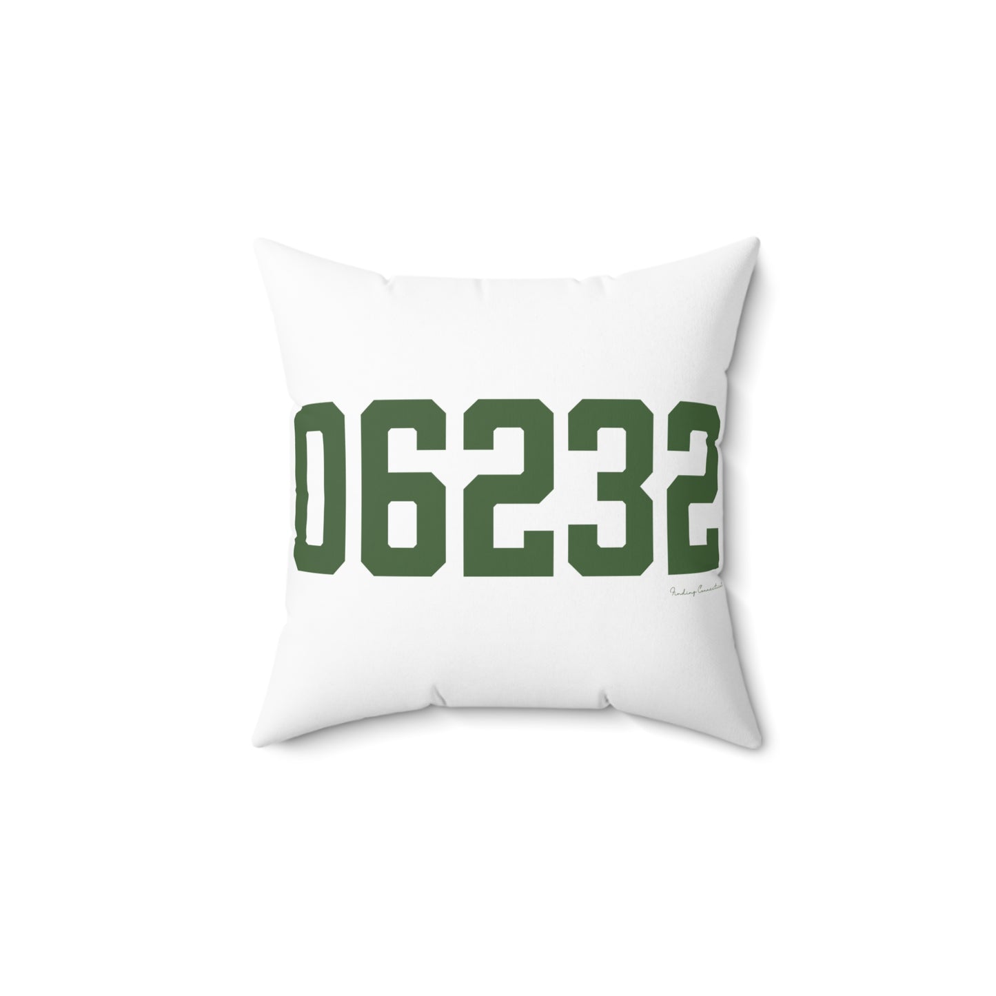 06232 Andover Connecticut Zip Code Spun Polyester Square Pillow
