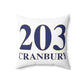 203 Cranbury Spun Polyester Square Pillow