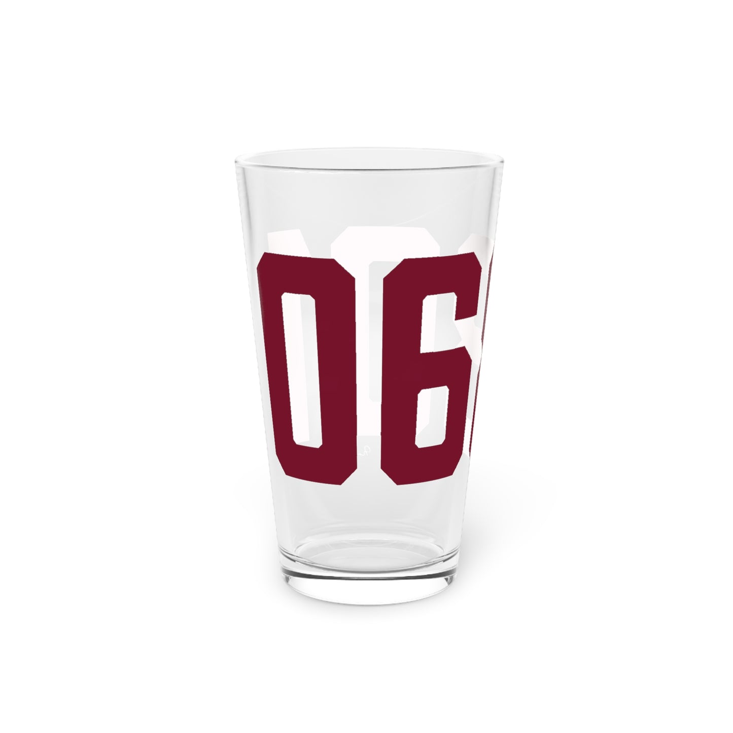 06801 Bethel Connecticut Zip Code Pint Glass, 16oz