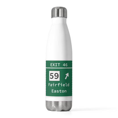 Vintage Merritt Parkway Exit 46 Sign 20oz Insulated Bottle