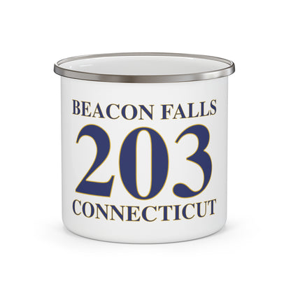 Beacon Falls 203 Connecticut Enamel Camping Mug