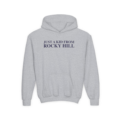 Just a kid from Rocky Hill Youth Heavy Blend Hooded Sweatshirt