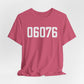 06076 Union CT Zip Code Unisex Jersey Short Sleeve T-Shirt