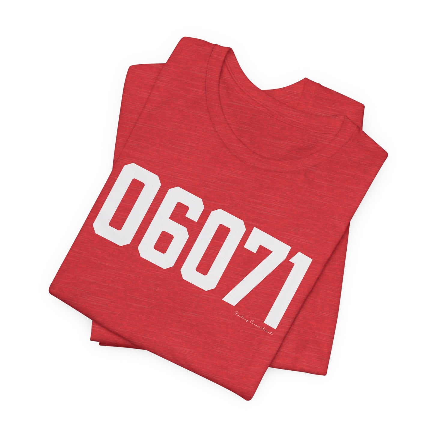 06071 Somers CT Zip Code Unisex Jersey Short Sleeve T-Shirt