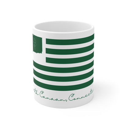 North Canaan Connecticut St. Patrick’s Day Flag  Mug 11oz