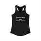 Sasco Hill is My Happy Place Women's Ideal Racerback Tank Top