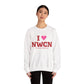 I Heart NWCN Unisex Heavy Blend™ Crewneck Sweatshirt