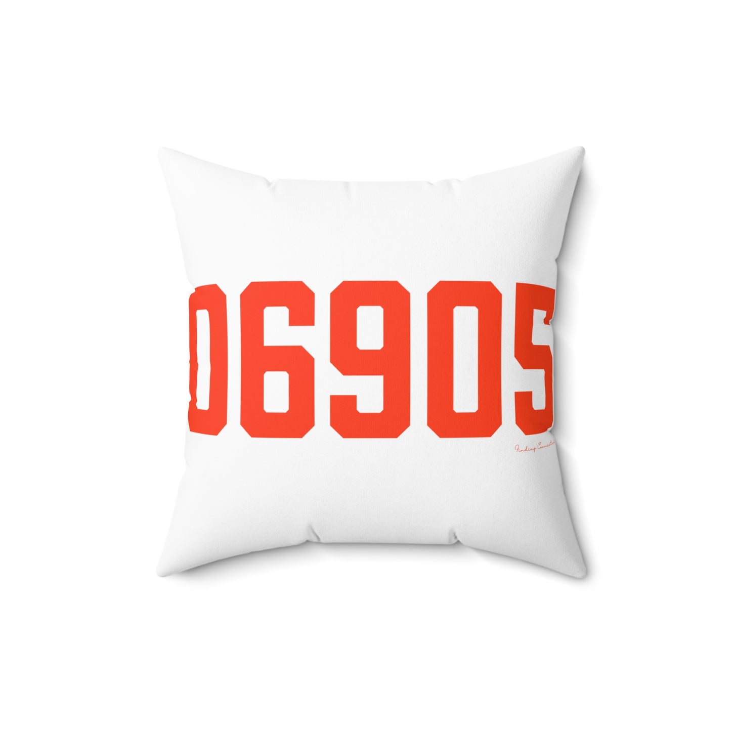 06905 Stamford Connecticut Zip Code Spun Polyester Square Pillow