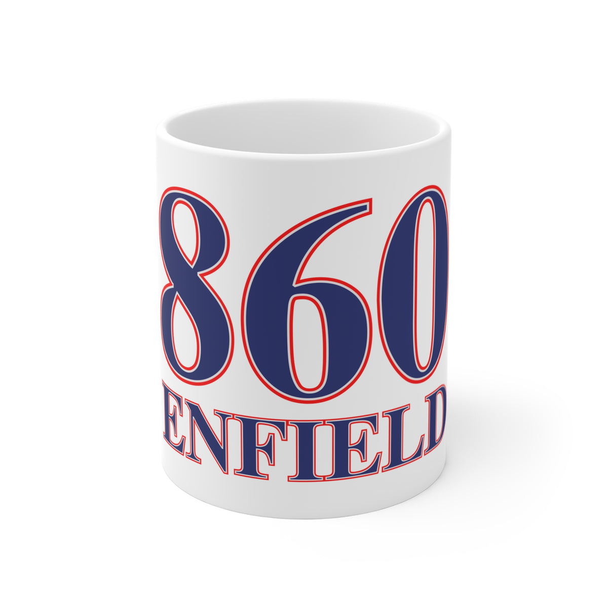 860 Enfield Red, White & Blue Mug 11oz
