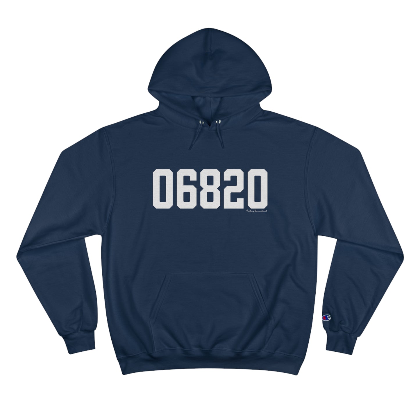 06820 - Darien CT Zip Code Champion Hoodie