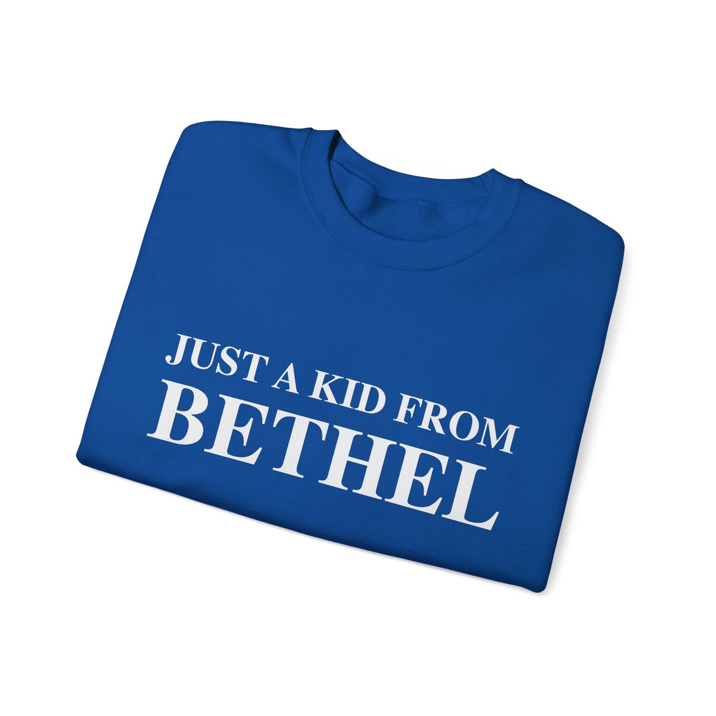 Just a kid from Bethel Unisex Heavy Blend™ Crewneck Sweatshirt