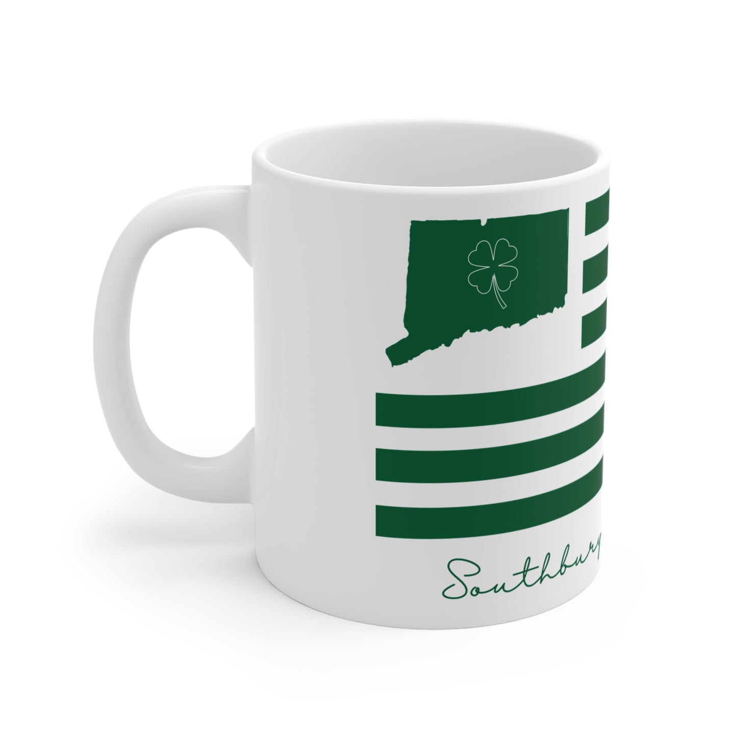 Southbury Connecticut St. Patrick’s Day Flag Mug 11oz