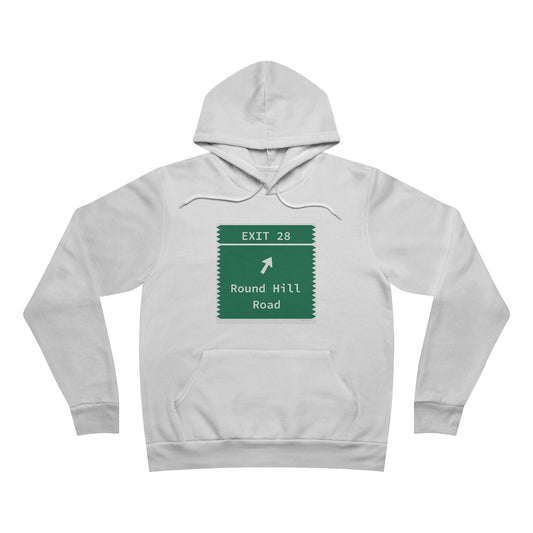 Vintage Merritt Parkway Exit 28 Sign Unisex Sponge Fleece Pullover Hoodie