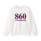 860 Colebrook Red White & Blue Unisex Heavy Blend™ Crewneck Sweatshirt