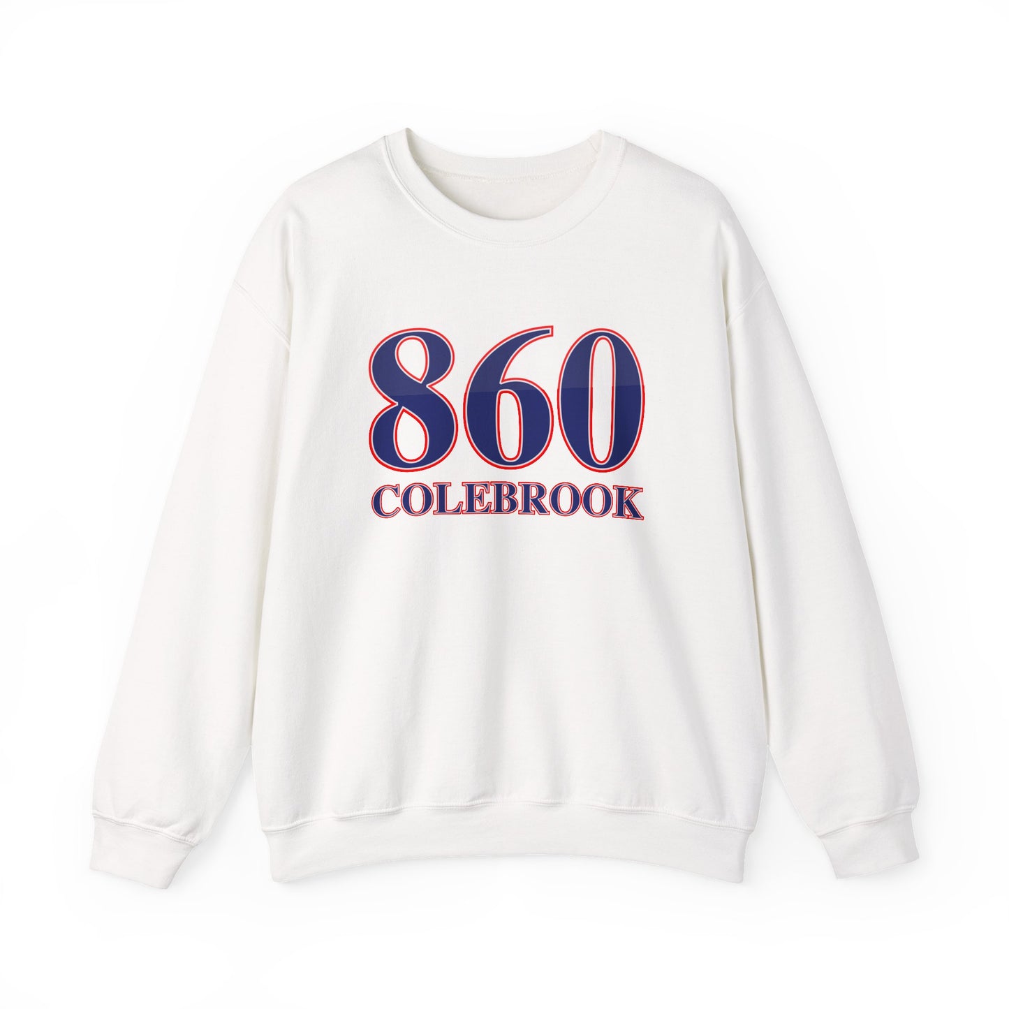 860 Colebrook Red White & Blue Unisex Heavy Blend™ Crewneck Sweatshirt