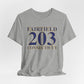Fairfield 203 Connecticut Unisex Jersey Short Sleeve T-Shirt
