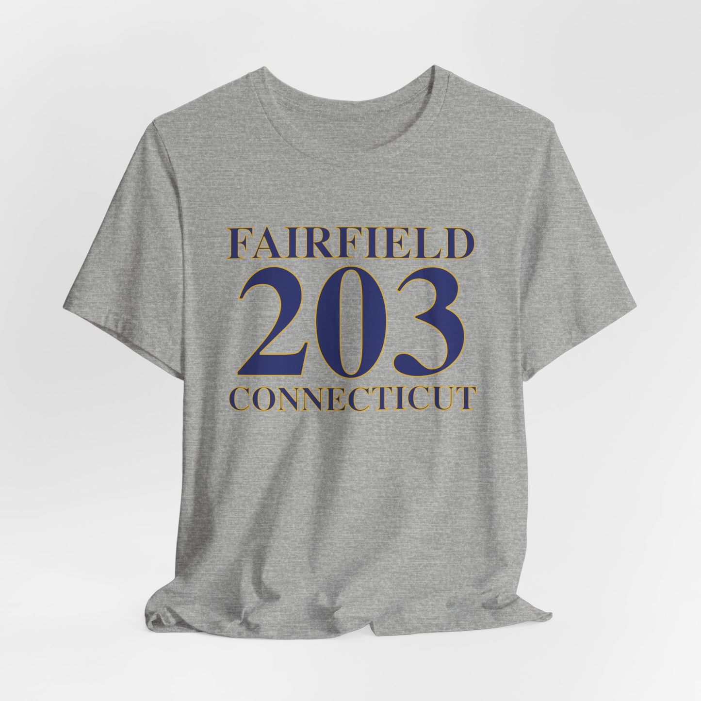 Fairfield 203 Connecticut Unisex Jersey Short Sleeve T-Shirt
