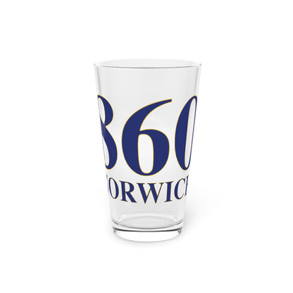 860 Norwich Pint Glass, 16oz