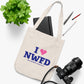I Heart NWFD Organic Canvas Tote Bag