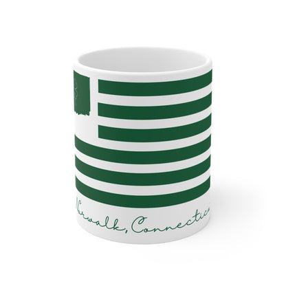 Norwalk Connecticut St. Patrick's Day Flag Mug 11oz