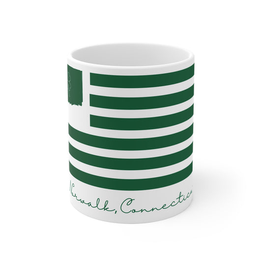 Norwalk Connecticut St. Patrick's Day Flag Mug 11oz