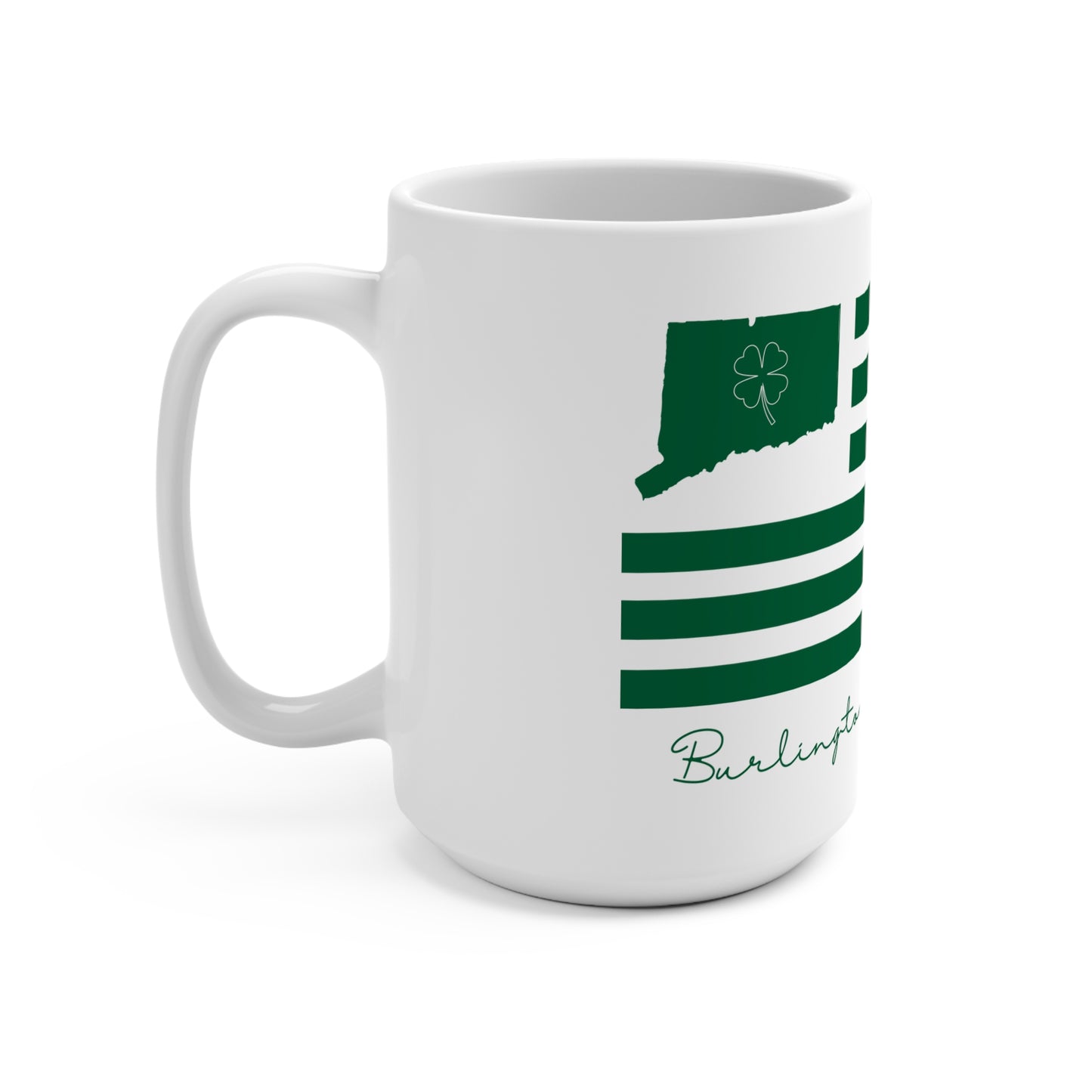 Burlington Connecticut St. Patrick’s Day Flag Mug 15oz
