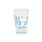Fairfield Coordinates Pint Glass, 16oz