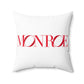41 Tilt Monroe Spun Polyester Square Pillow