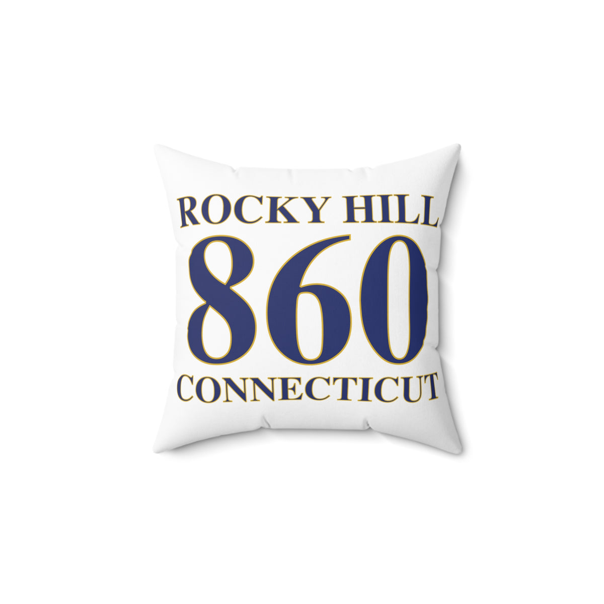 Rocky Hill 860 Connecticut Polyester Square Pillow