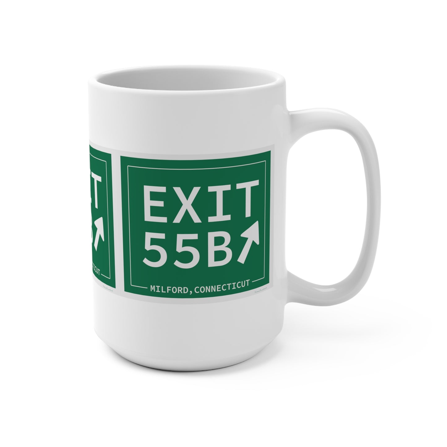 Vintage Exit 55B WCP Sign Mug 15oz