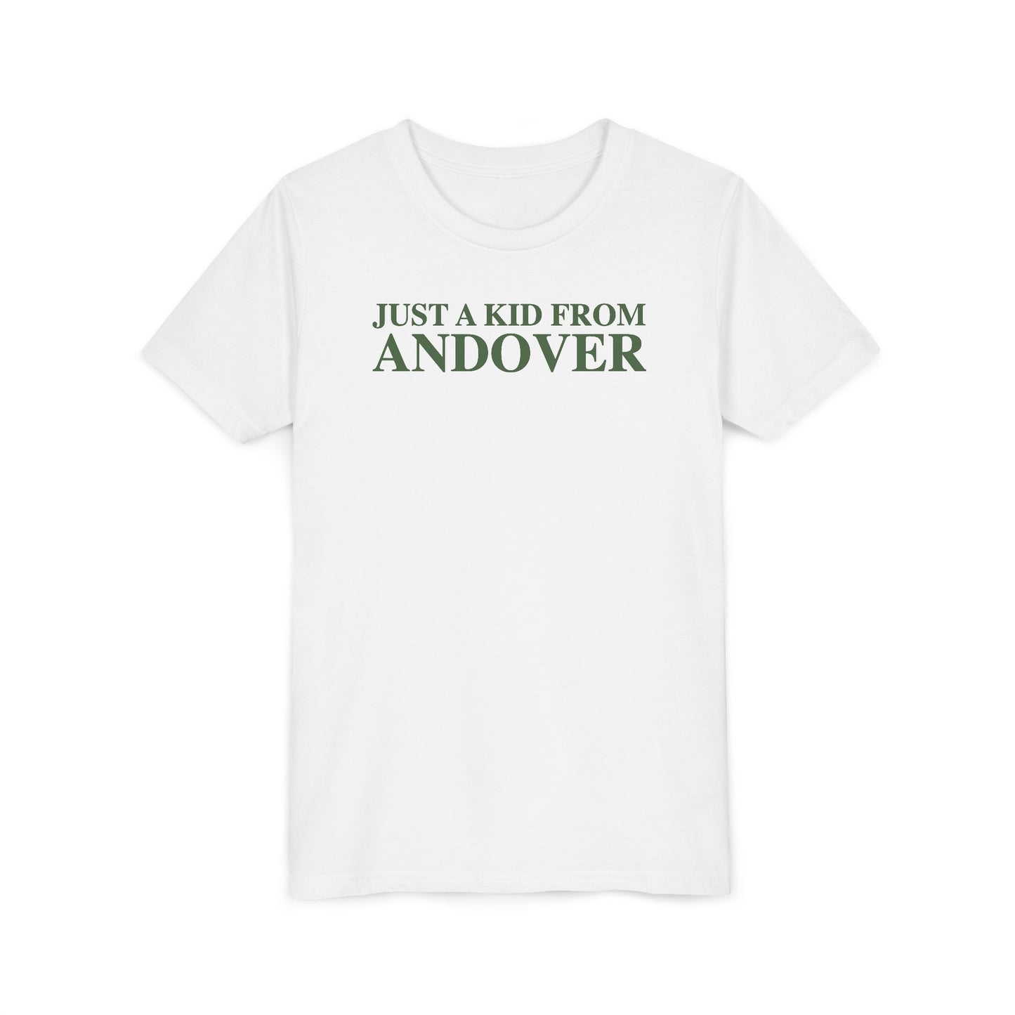 Just a kid from Andover Youth Short Sleeve T-Shirt