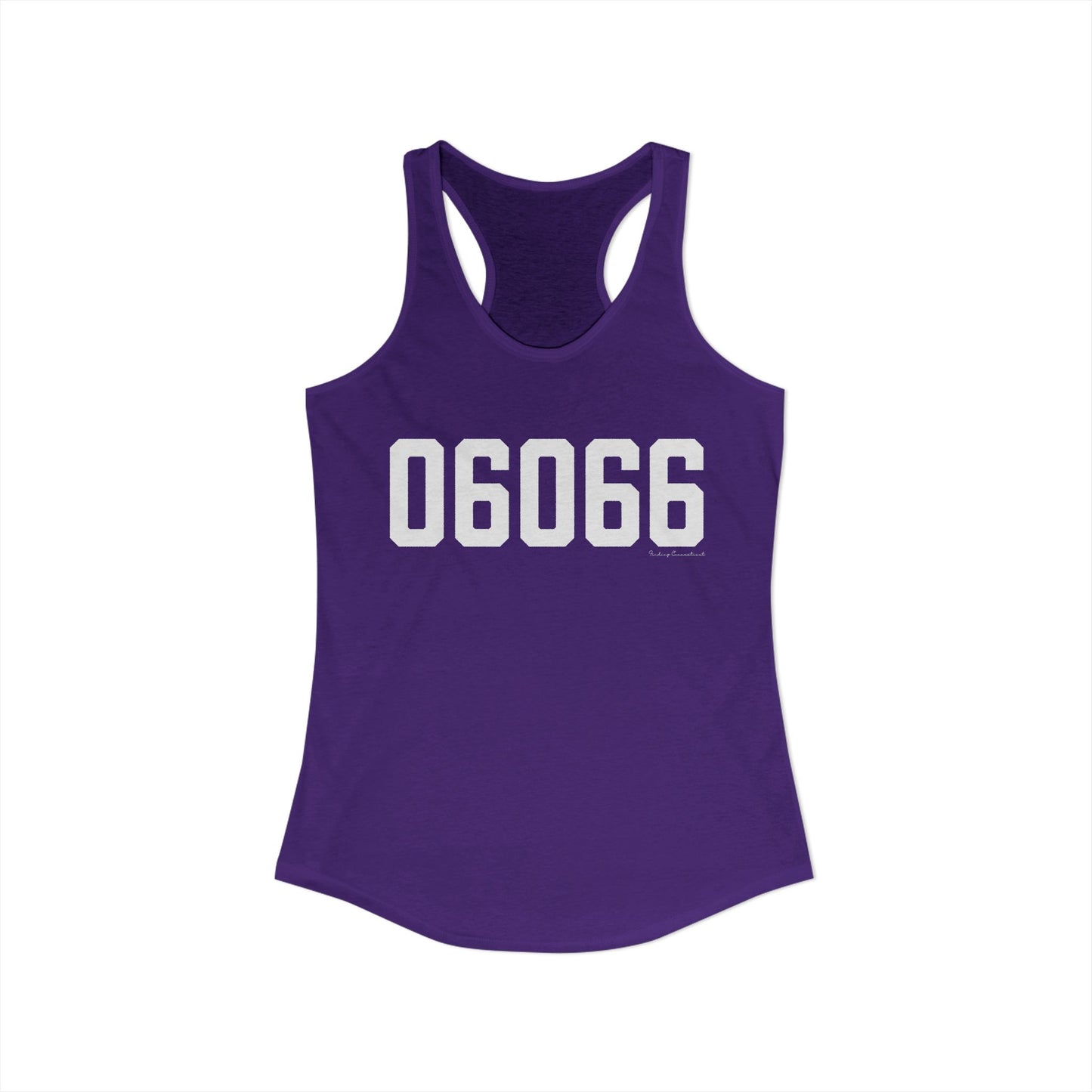 06066 Vernon CT Zip Code Women's Ideal Racerback Tank Top