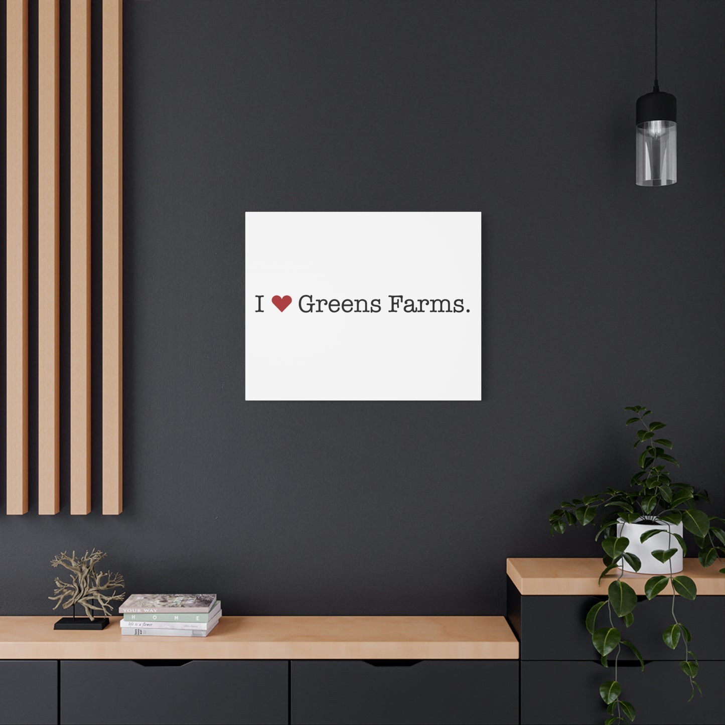 I Heart Greens Farms. Matte Canvas, Stretched, 1.25"