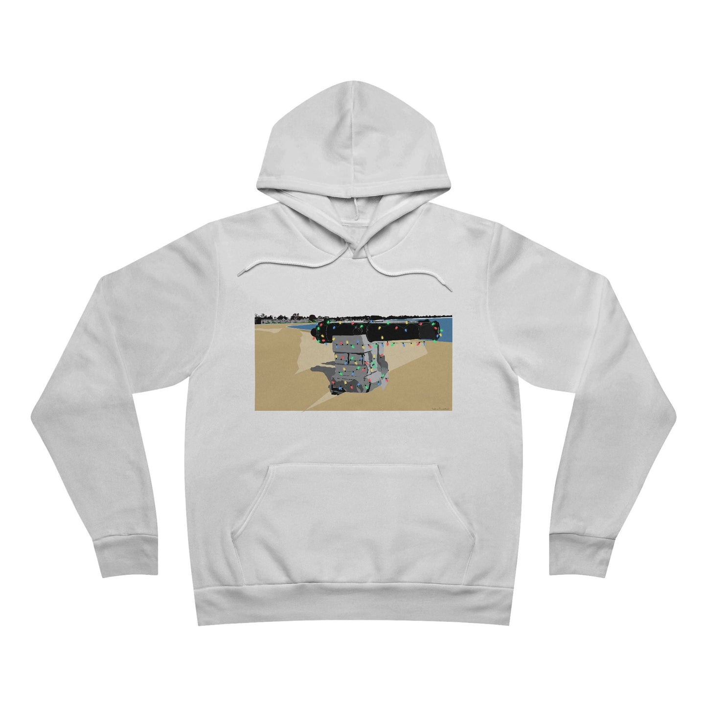 Compo Cannon Lights Unisex Sponge Fleece Pullover Hoodie Sweatshirt