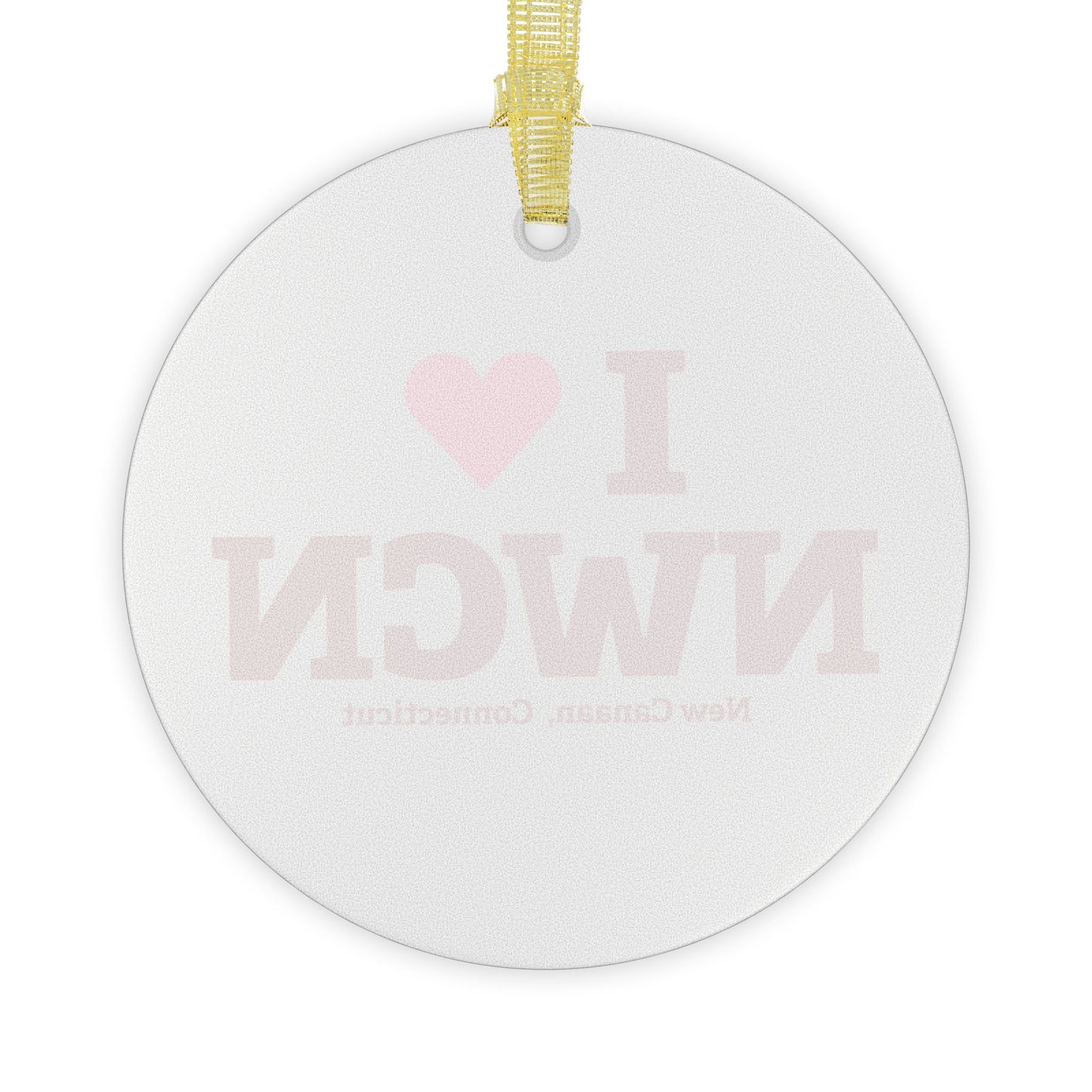I Heart NWCN Glass Ornaments