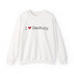 I Heart Danbury. Unisex Heavy Blend™ Crewneck Sweatshirt