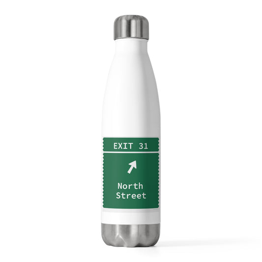 Vintage Merritt Parkway Exit 31 Sign 20oz Insulated Bottle