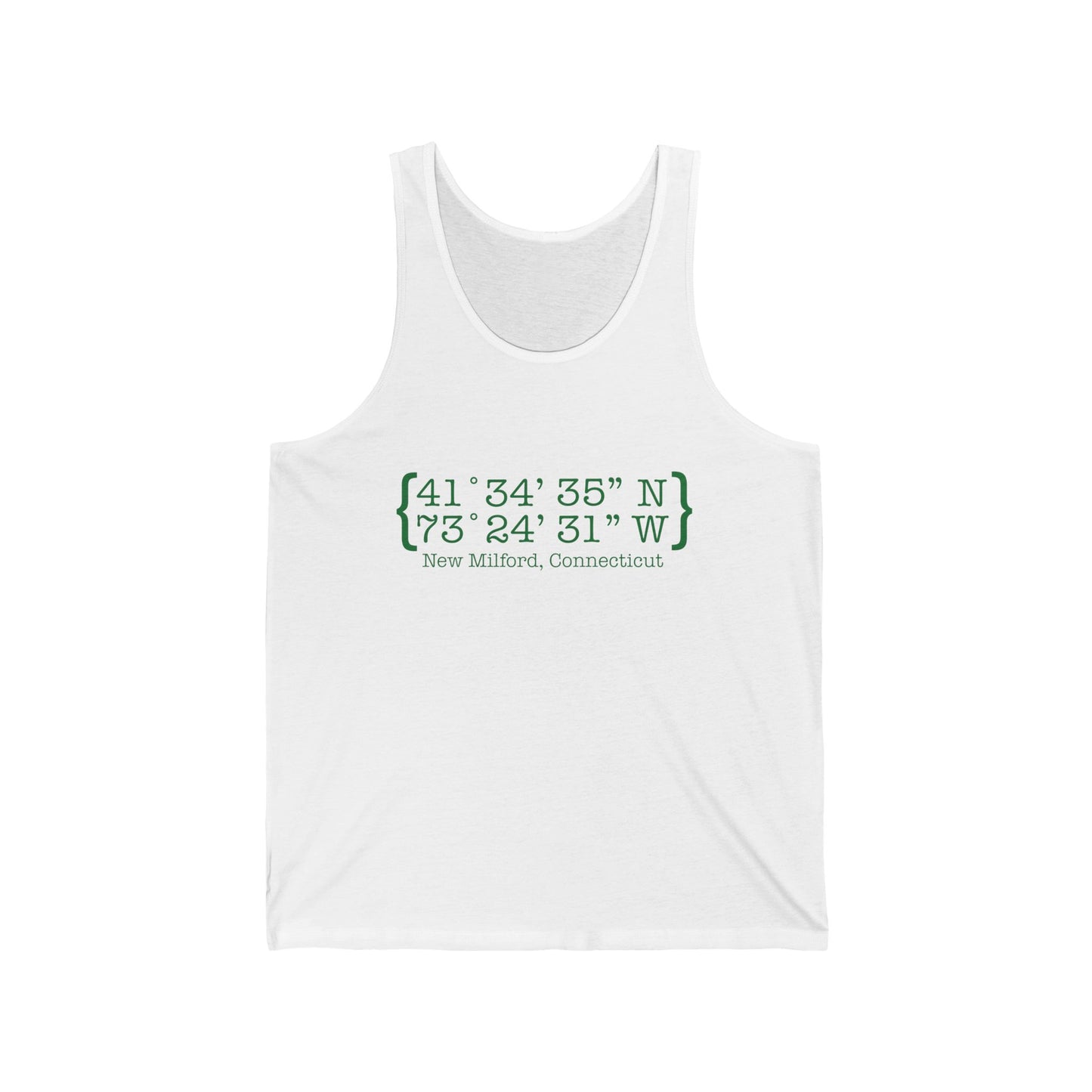 New Milford Coordinates Unisex Jersey Tank