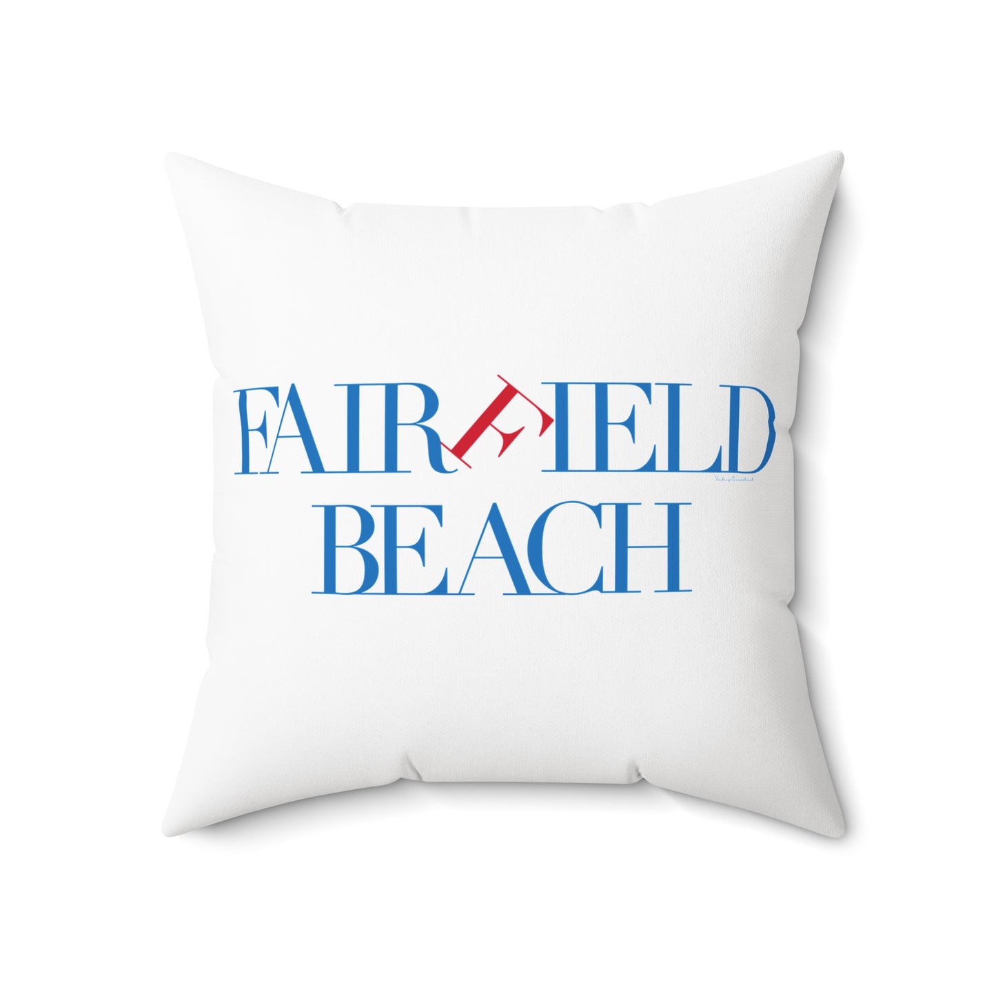 41 Tilt Fairfield Beach Spun Polyester Square Pillow